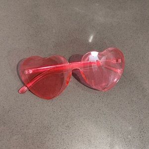 Pink Heart Glasses